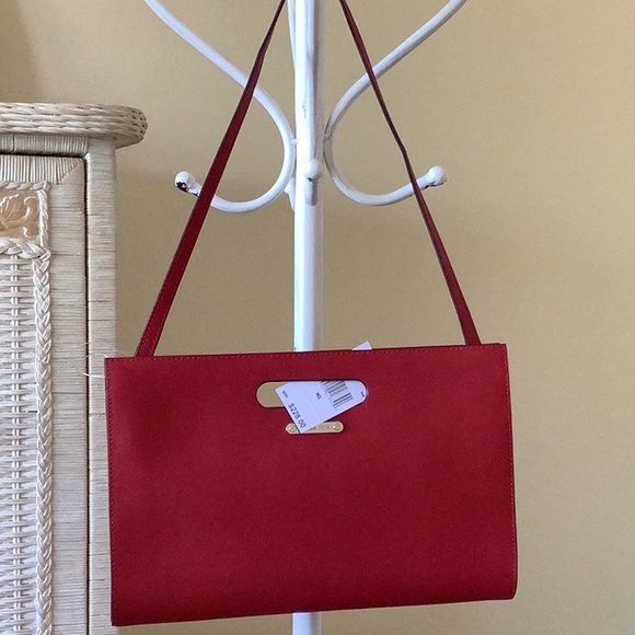 Michael Kors Handbags - MK Leather Tilda Red Clutch ❤️❤️ NWT